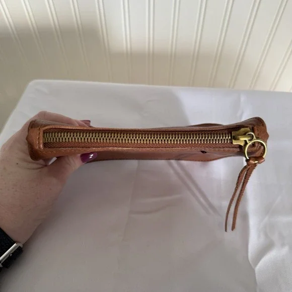 Madewell The Simple Pouch Belt Bag Brown Leather Sling Bag Purse Fanny Pack - Picture 3 of 15